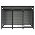 Miniatyrbilde 2 av 8: vidaXL Utendørs hundegård 193x133x116 cm
