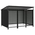 Miniatyrbilde 1 av 8: vidaXL Utendørs hundegård 193x133x116 cm