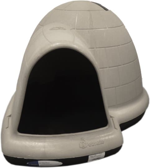 Petmate Indigo - Doghouse med Microban er et igloo-formet hundehus