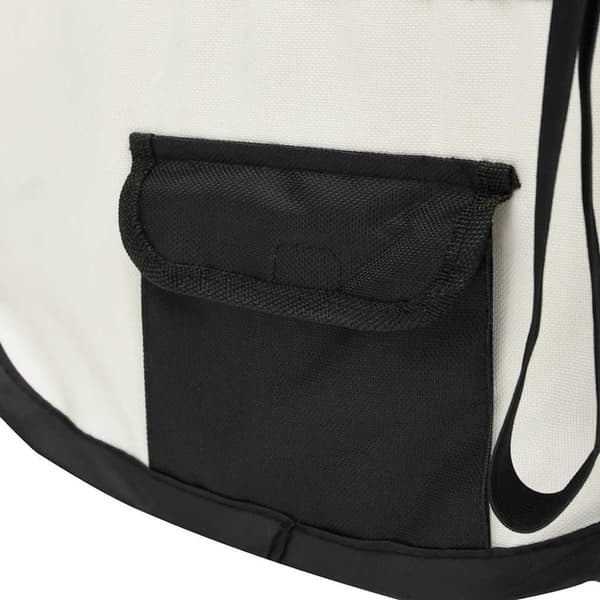 vidaXL foldbar hundegård med bæretaske 145x145x61 cm sort