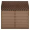 Miniatyrbilde 4 av 7: vidaXL Hundehus brun 71x71,5x68 cm PP