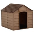 Pikkukuva 1 / 7: vidaXL Koirankoppi ruskea 71x71,5x68 cm