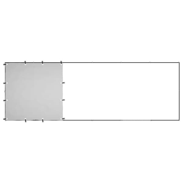 vidaXL Hundgård svart 330x110x110 cm stål