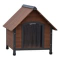 Miniatyrbilde 1 av 3: @Pet Hundehus med plastklaffer Rustique brun 102x82x87 cm