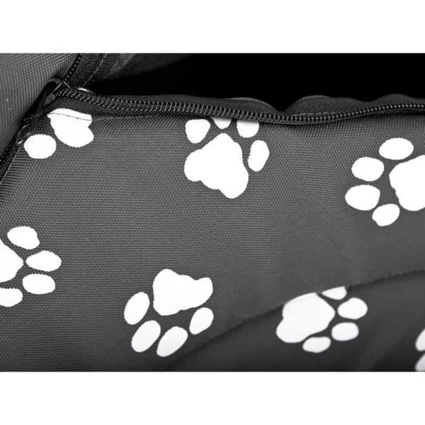 Hund- eller kattkorg - HobbyDog - Formad som en hydda - Grå - L 52x46cm - Vattentålig