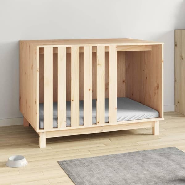 vidaXL Hundehus 100x70x72 cm heltre furu