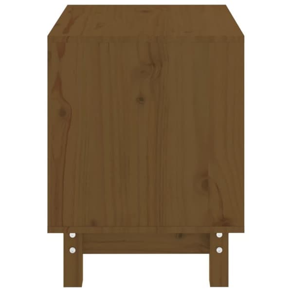 vidaXL Hundkoja honungsbrun 50x40x52 massiv furu