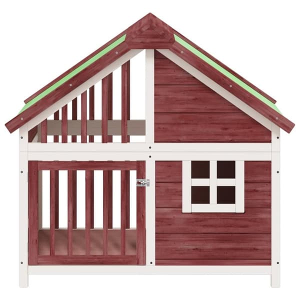 vidaXL Koirankoppi mokka 96x60,5x87 cm täysi mänty