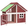 Pikkukuva 4 / 8: vidaXL Koirankoppi mokka 96x60,5x87 cm täysi mänty