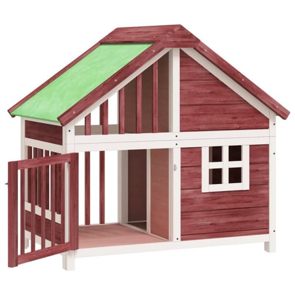 vidaXL Koirankoppi mokka 96x60,5x87 cm täysi mänty