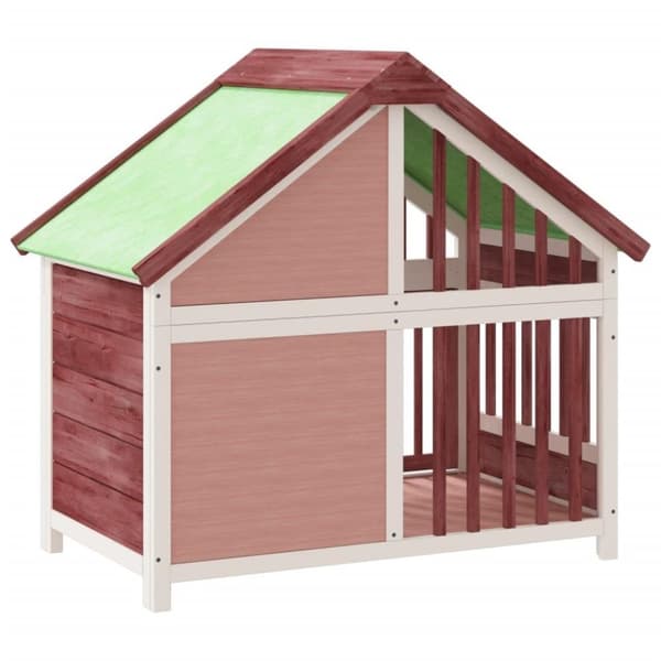 vidaXL Koirankoppi mokka 96x60,5x87 cm täysi mänty