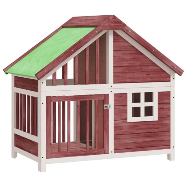 vidaXL Koirankoppi mokka 96x60,5x87 cm täysi mänty