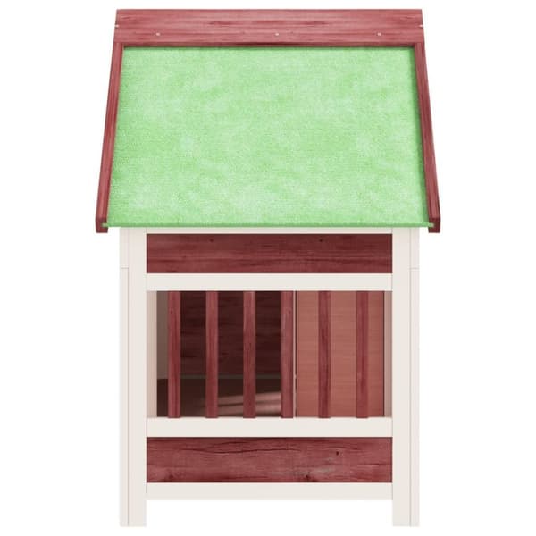 vidaXL Hundekennel mocca 96x60,5x87 cm heltre furu
