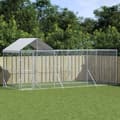 Miniatyrbilde 1 av 4: vidaXL Utendørs hundekennel sølv 6x2x2,5 m galvanisert stål