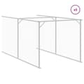 Pikkukuva 6 / 9: vidaXL Koirankoppi katolla antras. 117x1221x123 cm galvanoitu teräs
