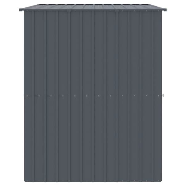 vidaXL hundehus med tag 214x153x181 cm galvaniseret stål antracitgrå