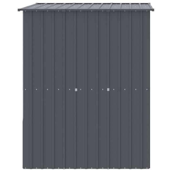 vidaXL hundehus med tag 165x153x181 cm galvaniseret stål antracitgrå