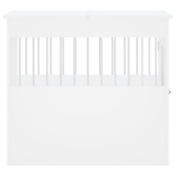 vidaXL hundebur 64,5x80x71 cm konstrueret træ hvid