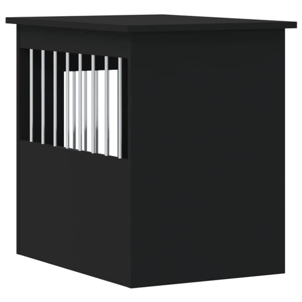 vidaXL Hundbur svart 45x62x59 cm konstruerat trä