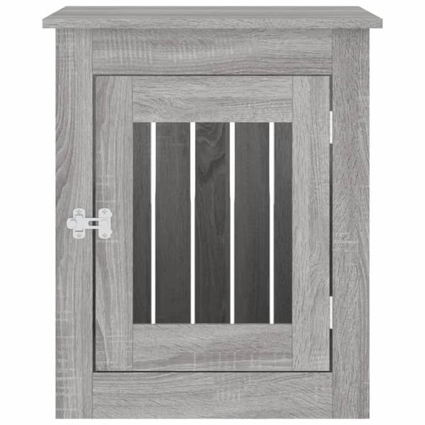 vidaXL Koiranhäkki/kaluste harmaa Sonoma 55x75x65 cm tekninen puu