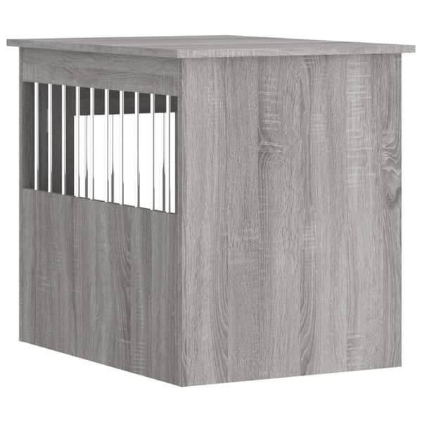 vidaXL Koiranhäkki/kaluste harmaa Sonoma 55x75x65 cm tekninen puu