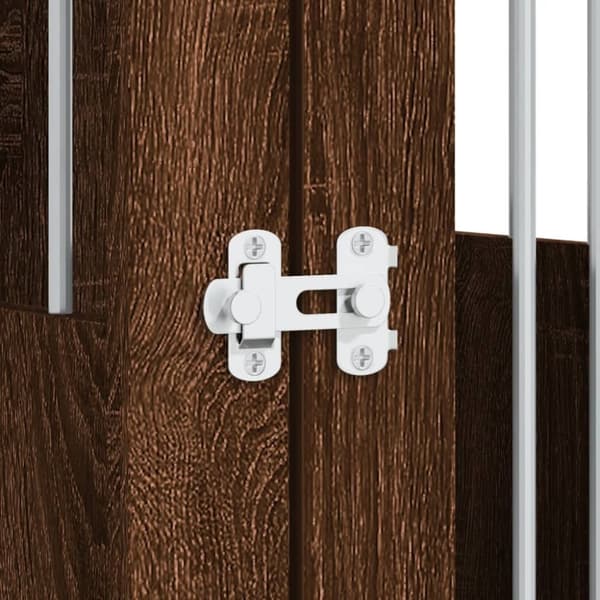vidaXL hundebur 55x75x65 cm konstrueret træ brun egetræsfarve