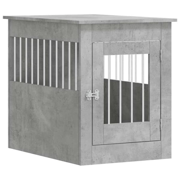 vidaXL Koiranhäkki/kaluste betoninharmaa 55x80x68 cm tekninen puu