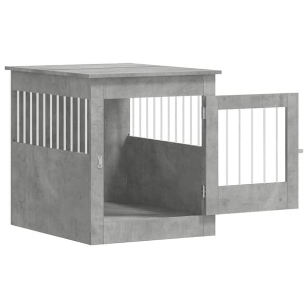 vidaXL Koiranhäkki/kaluste betoninharmaa 64,5x80x71 cm tekninen puu