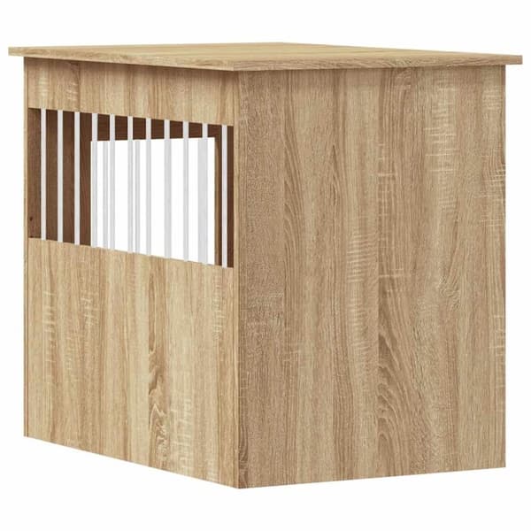 vidaXL Koiranhäkki/kaluste Sonoma-tammi 55x80x68 cm tekninen puu