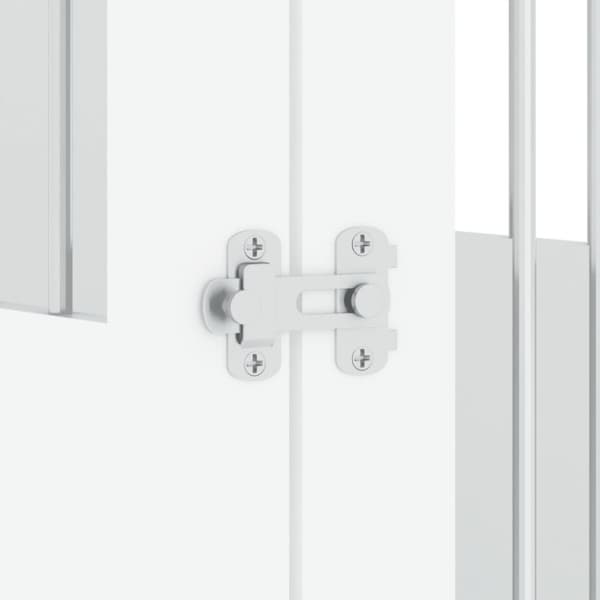 vidaXL hundebur 55x75x65 cm konstrueret træ hvid