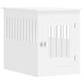 Miniatyrbillede 3 af 11: vidaXL hundebur 55x80x68 cm konstrueret træ hvid