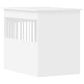 Miniatyrbillede 10 af 11: vidaXL hundebur 55x80x68 cm konstrueret træ hvid