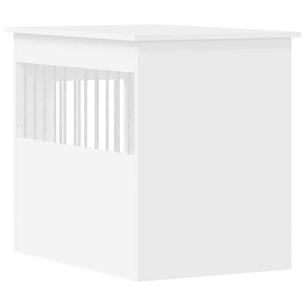 vidaXL hundebur 55x80x68 cm konstrueret træ hvid