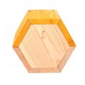 Miniatyrbild 3 av 4: Bikupa - Ej specificerad - Hexagonal - L 14,6 x l 14,8 x H 12,8 cm - Gul - Utomhus