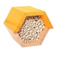 Miniatyrbild 2 av 4: Bikupa - Ej specificerad - Hexagonal - L 14,6 x l 14,8 x H 12,8 cm - Gul - Utomhus
