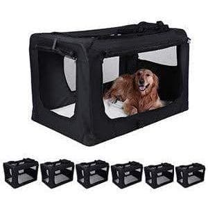 Rootz Transport Box - Hunde Box - Transport Taske - Foldbar Cat Box - Sort