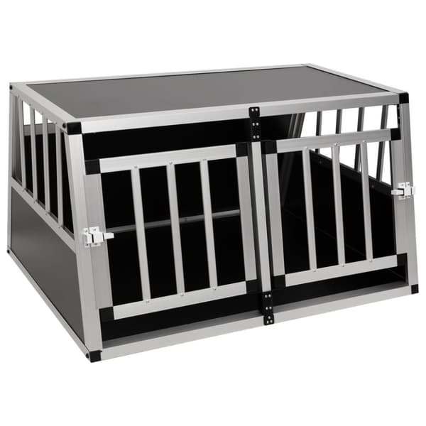 vidaXL hundebur med dobbelt dør 89 x 69 x 50 cm -  Hundehuse