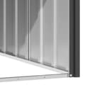 Pikkukuva 5 / 6: vidaXL Koirankoppi antrasiitti 116,5x103x81,5 cm galvanoitu teräs -  Koirankopit