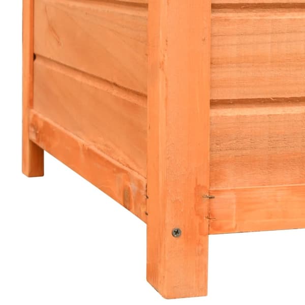 vidaXL Hundbur massiv furu och granträ 120x77x86 cm - Hundkojor