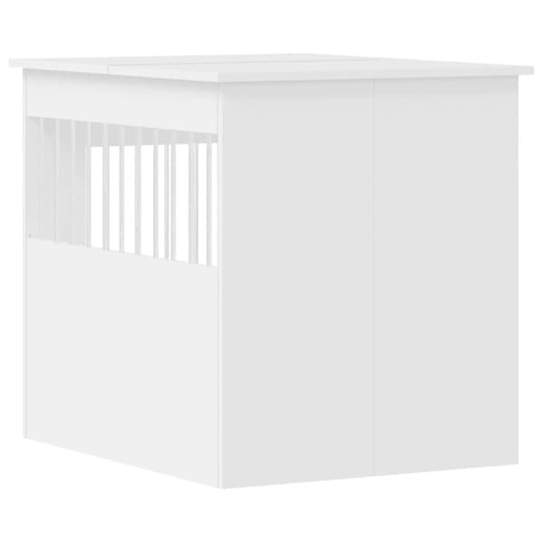 vidaXL Koiranhäkki/kaluste valkoinen 64,5x80x71 cm tekninen puu -  Koirankopit
