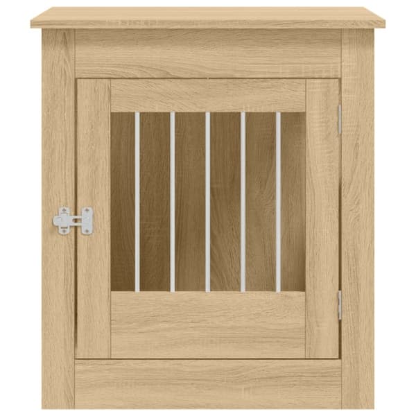 vidaXL hundebur 64,5x80x71 cm konstrueret træ sonoma-eg -  Hundehuse