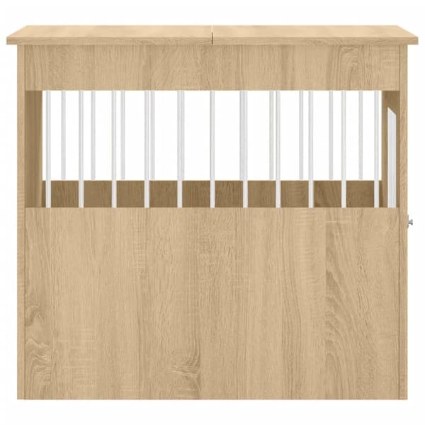 vidaXL hundebur 64,5x80x71 cm konstrueret træ sonoma-eg -  Hundehuse