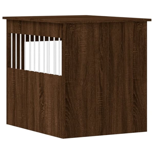 vidaXL Koiranhäkki/kaluste ruskea tammi 64,5x80x71 cm tekninen puu -  Koirankopit