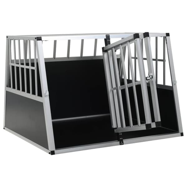 The Living Store Hundbur med dubbel dörr 94x88x69 cm -  Hundkojor