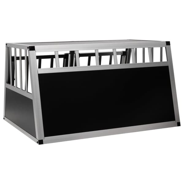 The Living Store hundebur med dobbelt dør 89 x 69 x 50 cm -  Hundehuse