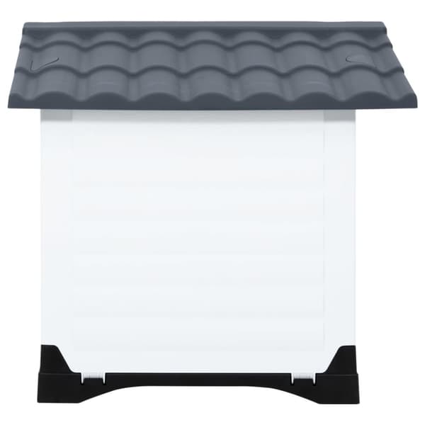The Living Store Koirankoppi harmaa 90,5x68x66 cm polypropeeni - Koirankopit