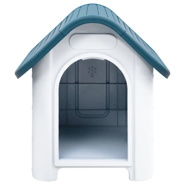 The Living Store hundehus 59x75x66 cm polypropylen blå -  Hundehuse