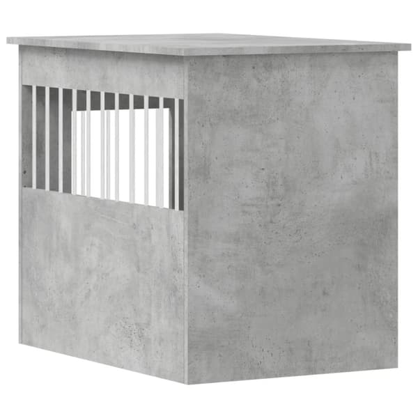 The Living Store Hundbur betonggrå 55x80x68 cm konstruerat trä -  Hundkojor