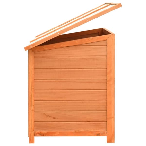 Hundehuse - Living hundebur 120x77x86 cm massivt fyrre- og grantræ