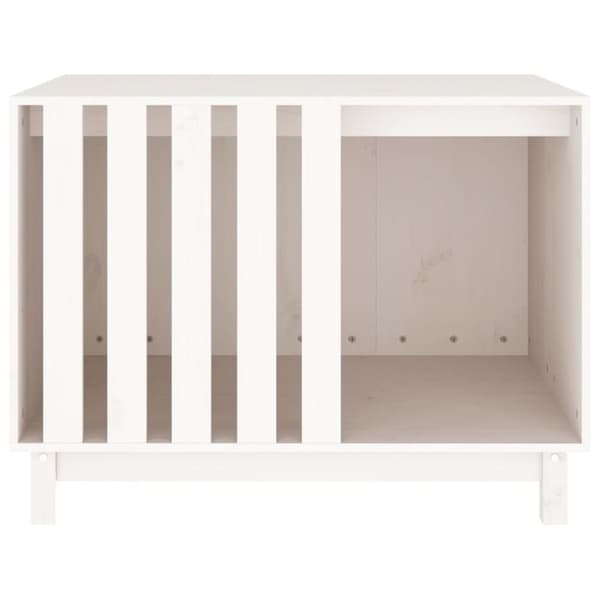 Hundehuse - Living hundehus 90x60x67 cm massivt fyrretræ hvid